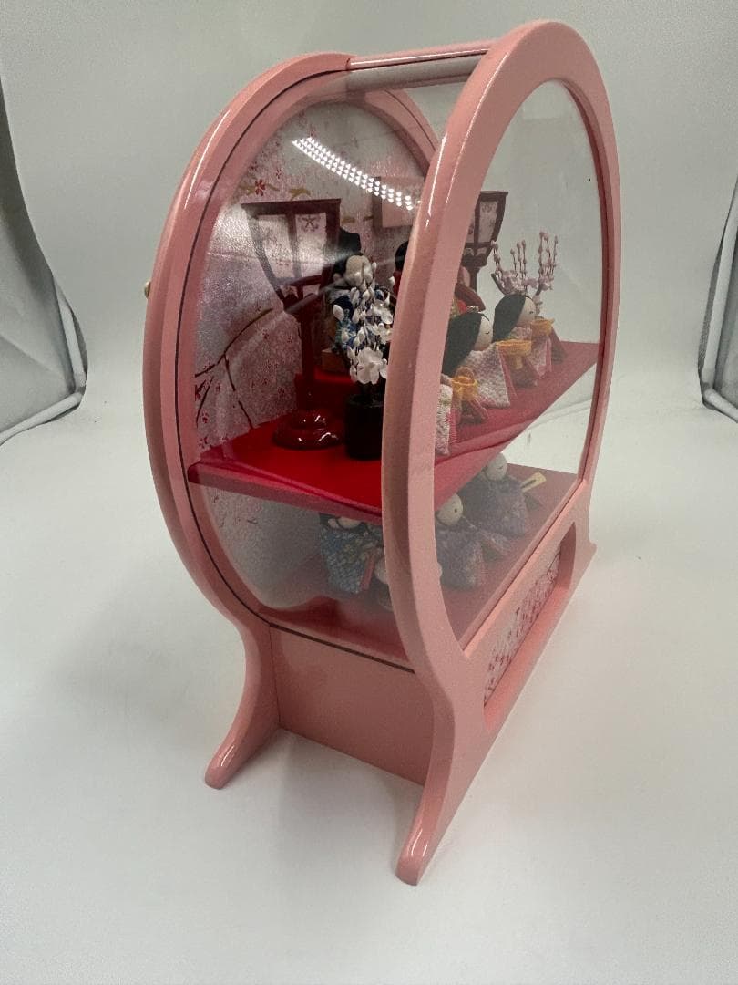 藤菊作 ひな人形 ケース飾り 三段セット 和風 インテリア 雛祭り