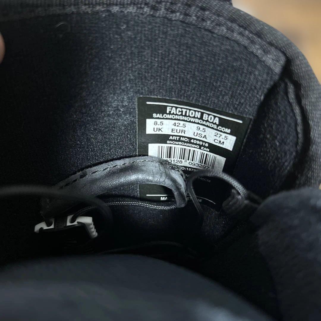 Salomon Faction BOA スノーボードブーツ 27.5cm