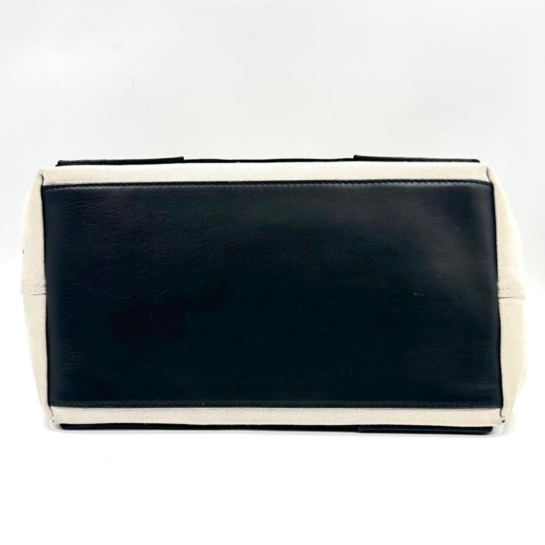 《美品》BALENCIAGA ネイビーカバスS ハンドバッグ ポーチ付
