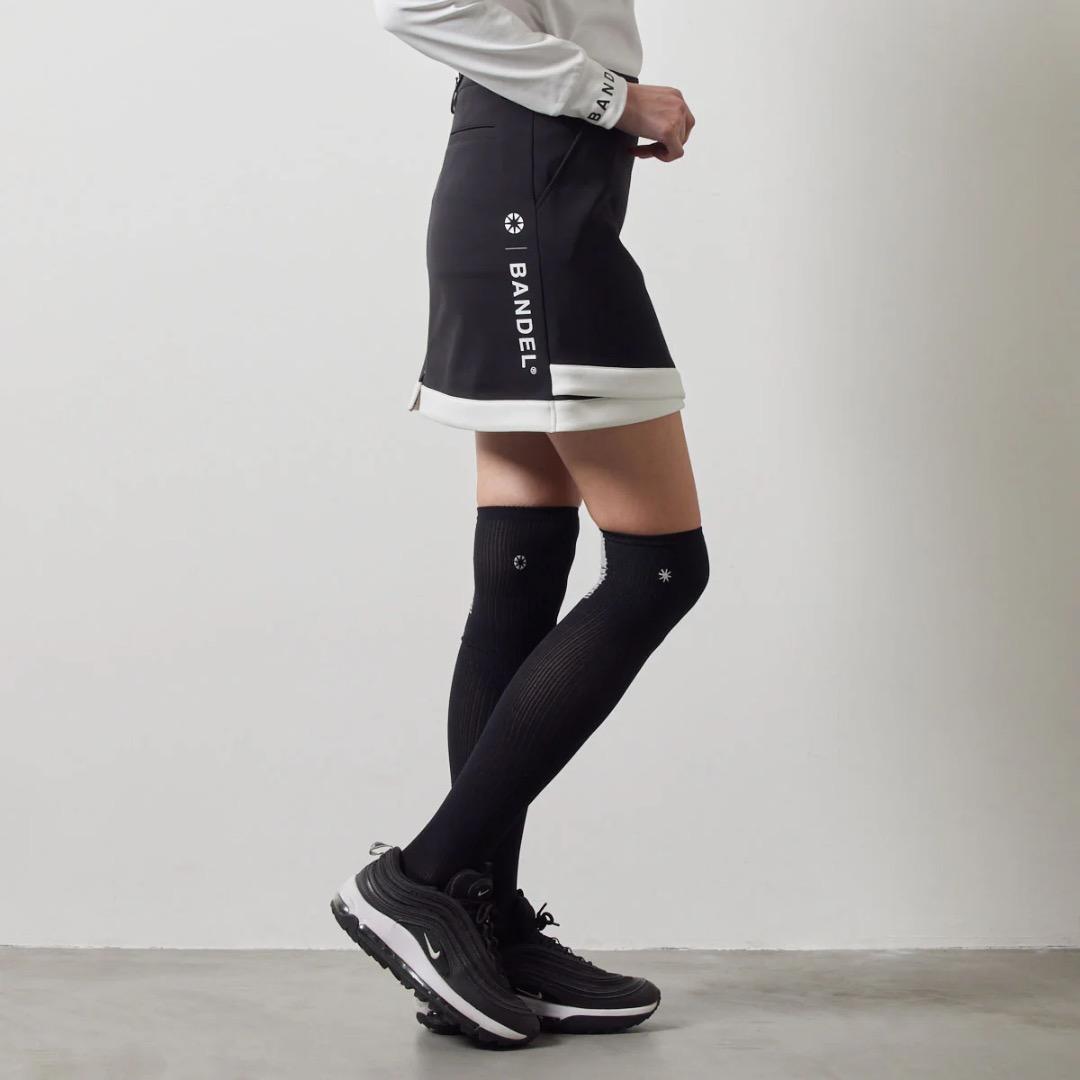 BANDL PIPING HEM SKIRT 黒/白 - メルカリ