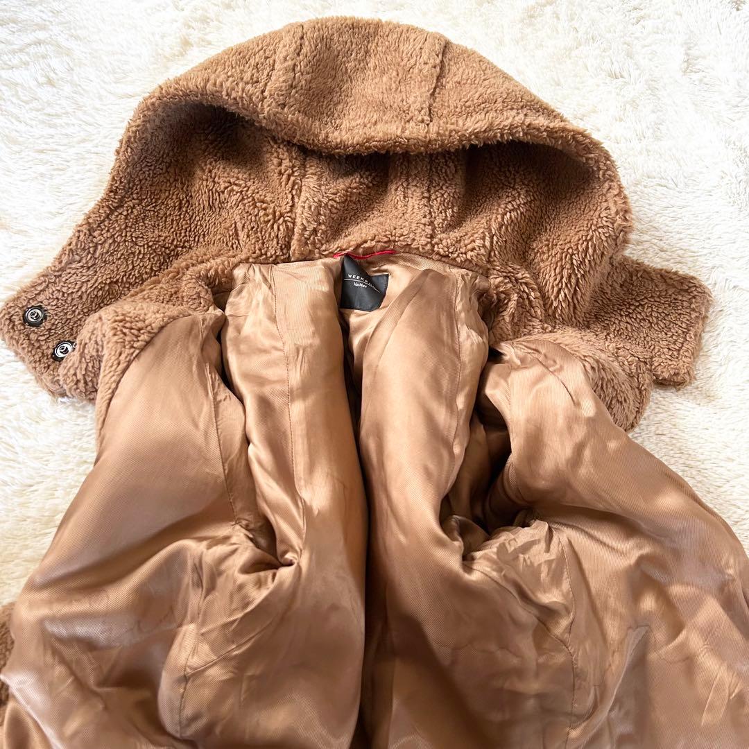 最終価格】マックスマーラ ウィークエンド テディベアコート フード付