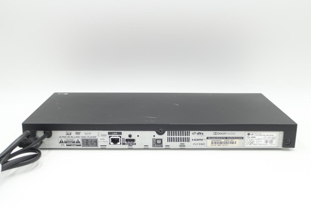 1871☆LG 4K Ultra HD ブルーレイプレーヤー UBK80 21年