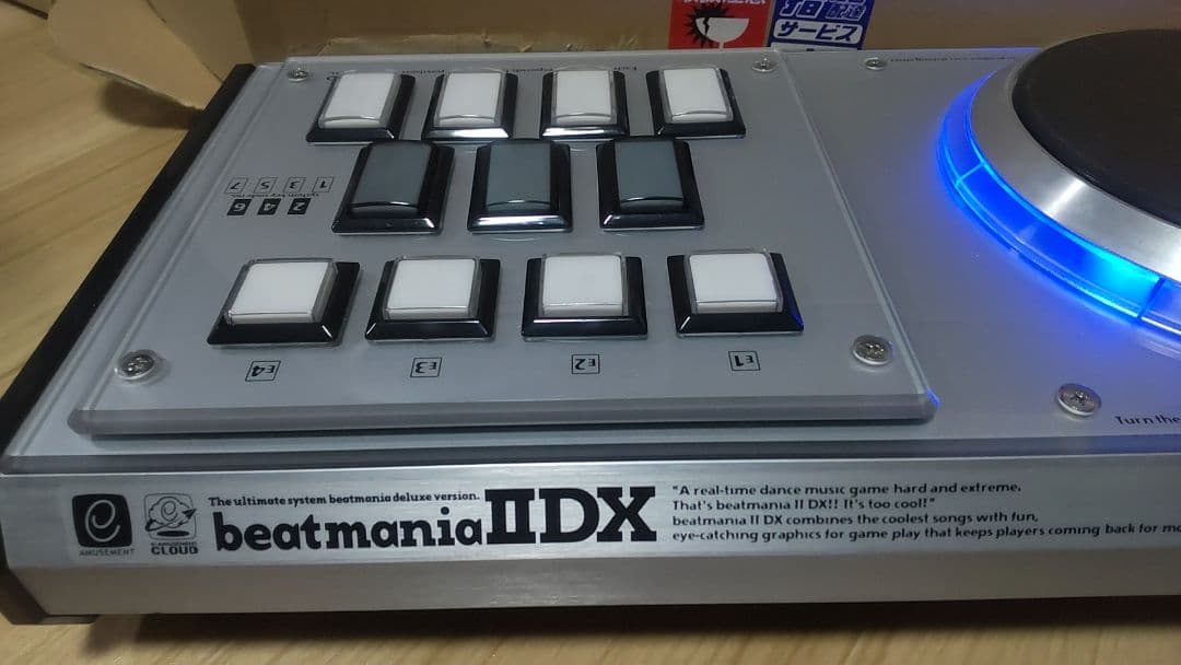 美品 ビートマニア プレミアムコントローラー 静音化 オムロンsw 比較