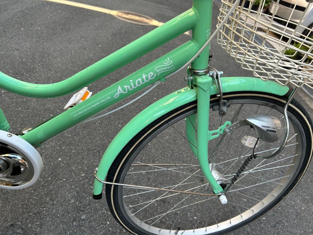 ミントグリーン ジュニアシティサイクル 24インチ - yellows.co.jp 日本