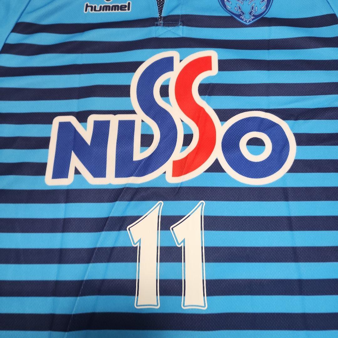 07-08 横浜FC ユニフォーム カズ 三浦知良 新品タグ&特典キーホルダー