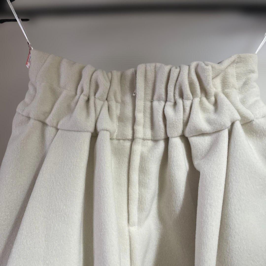 セブンテン バイ ミホカワヒト ハイウエストフレアキュロット　白　XS