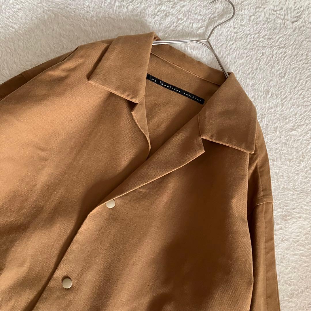 my beautiful landlet ダブルクロス コットン コート 1