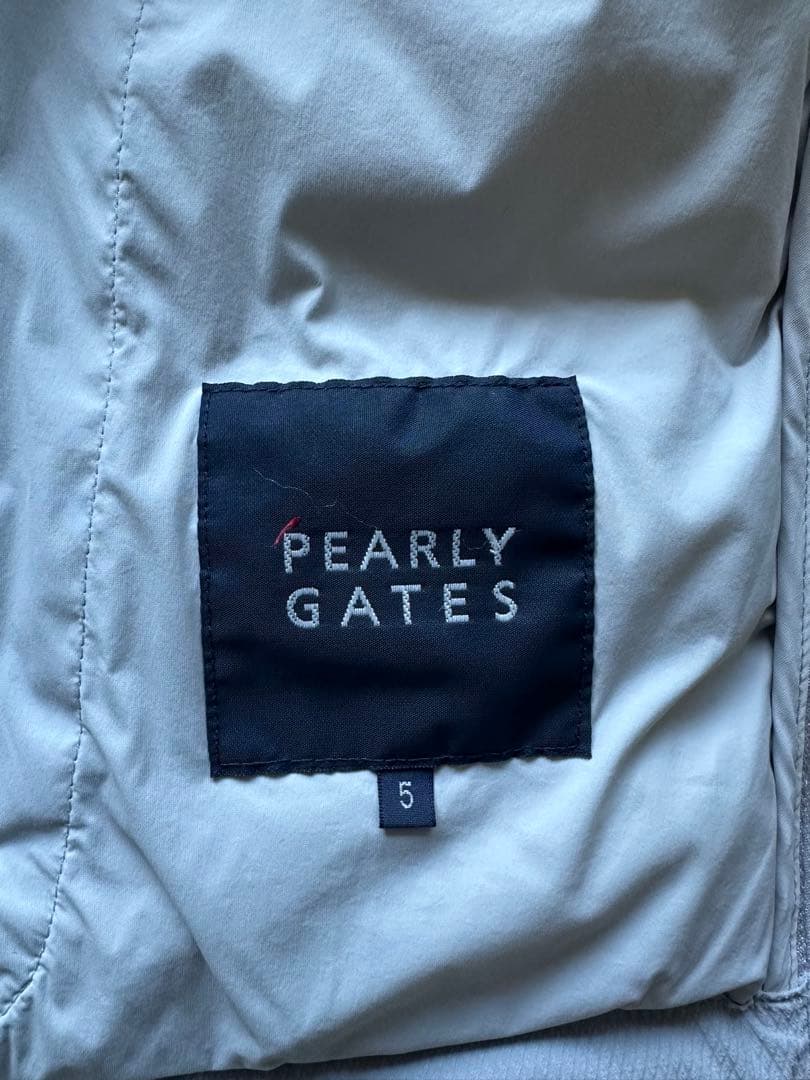 PEARLY GATES パーリーゲイツ ホワイトグレー ダウン風ジャケット