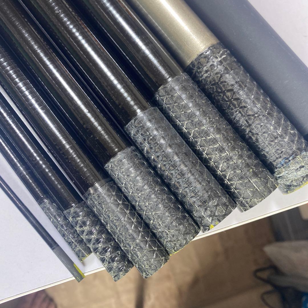 SUPER AMORPHOUS 鮎竿 10.0m 中硬硬 19pcs