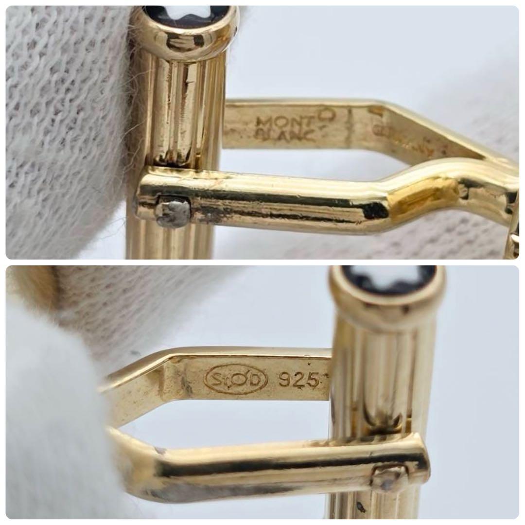 ☆MONTBLANC☆ カフリンクス オーバル ロゴ グリーン ゴールド - メルカリ