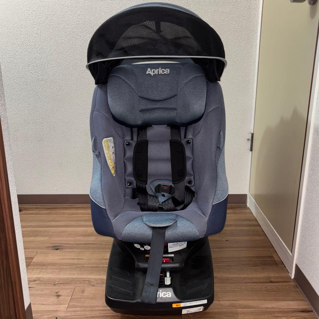 美品】アップリカ クルリラ AD ISOFIX シートベルト チャイルドシート