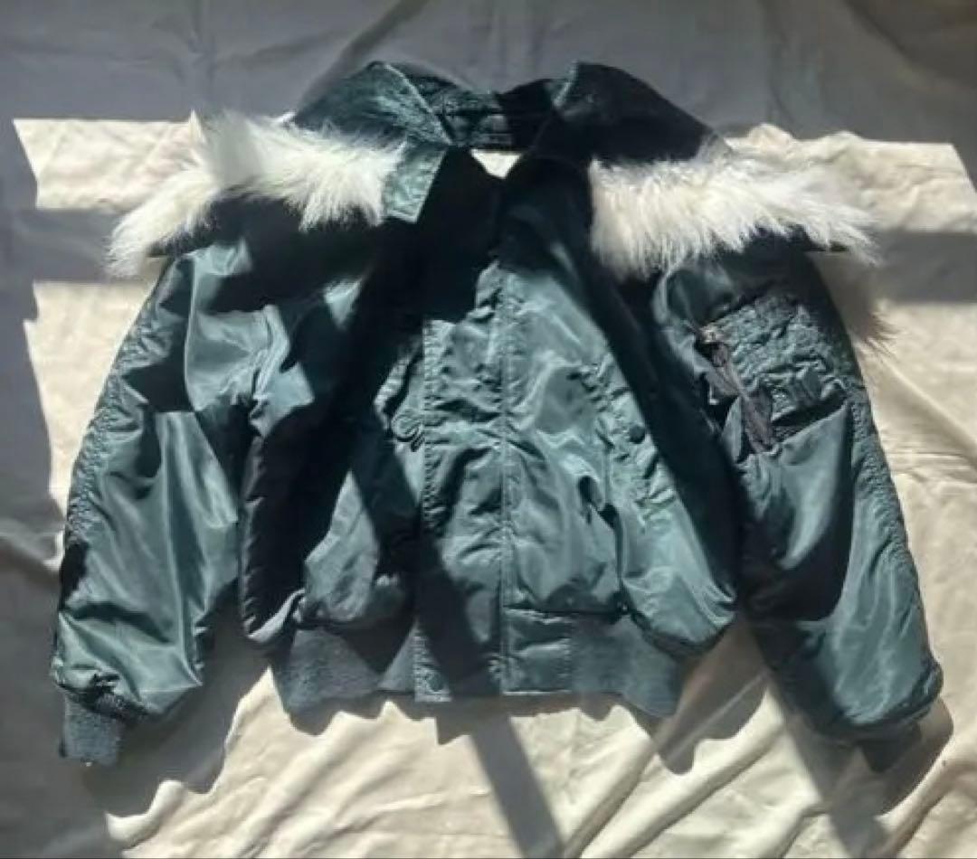 た*ん様 【希少】 n2b フライトジャケット ma-1 vintage 白ファ n2b フライトジャケット ma-1 vintage 白ファ - メルカリ