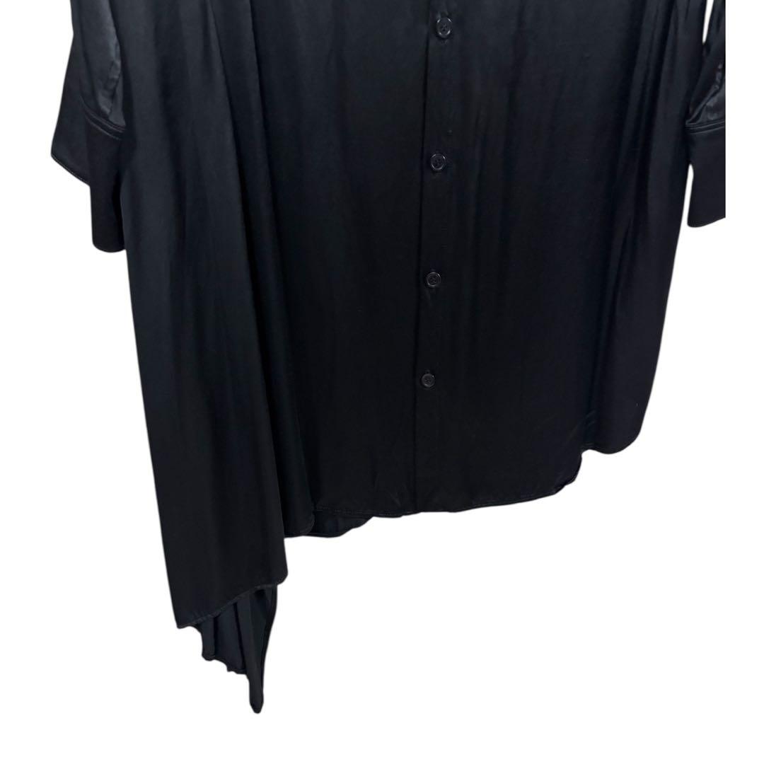 Y's Yohji Yamamoto レーヨン ロングシャツ アシンメトリー
