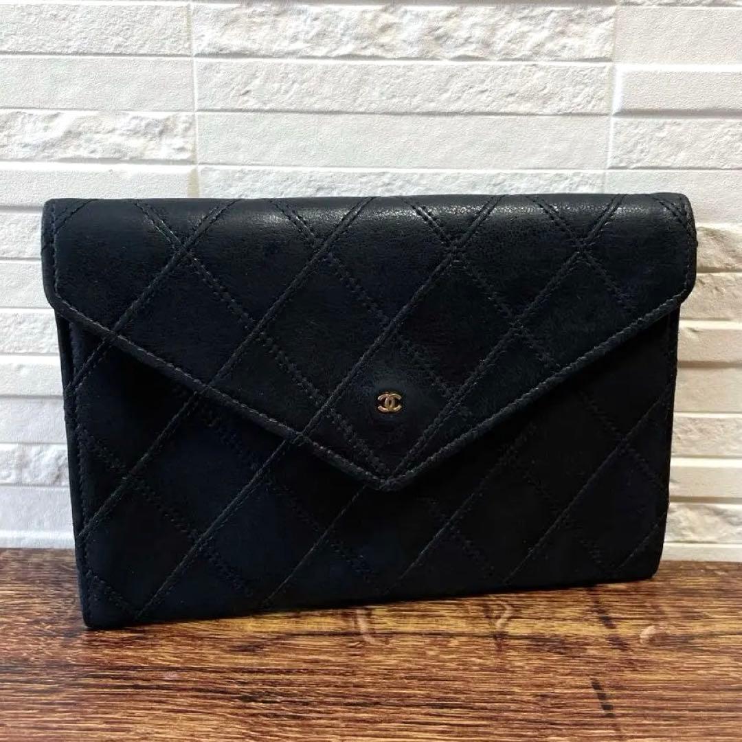 シャネル マトラッセ レザー 財布 ケース カードケース ビコローレ CHANEL（シャネル） コインケース カードケース MATELASSE マトラッセ