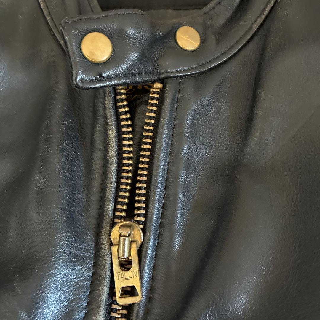 vanson leathers 40 ライダース レザージャケット 革ジャン - メルカリ