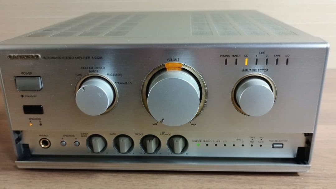 ONKYO A-922M プリメインアンプ シルバー - メルカリ