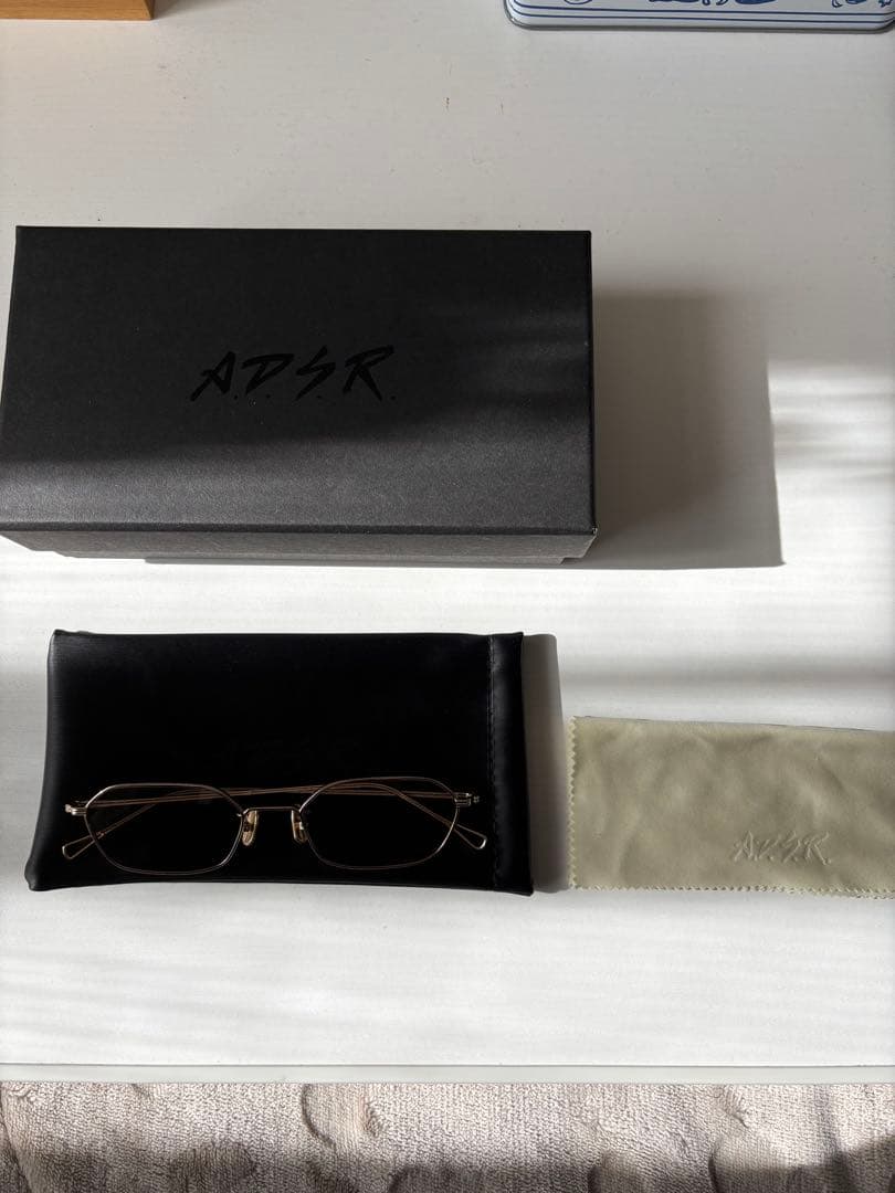 ADSR ゴールド オクタゴナル サングラス A.D.S.R.（エーディーエスアール） サングラス 「A.D.S.R.