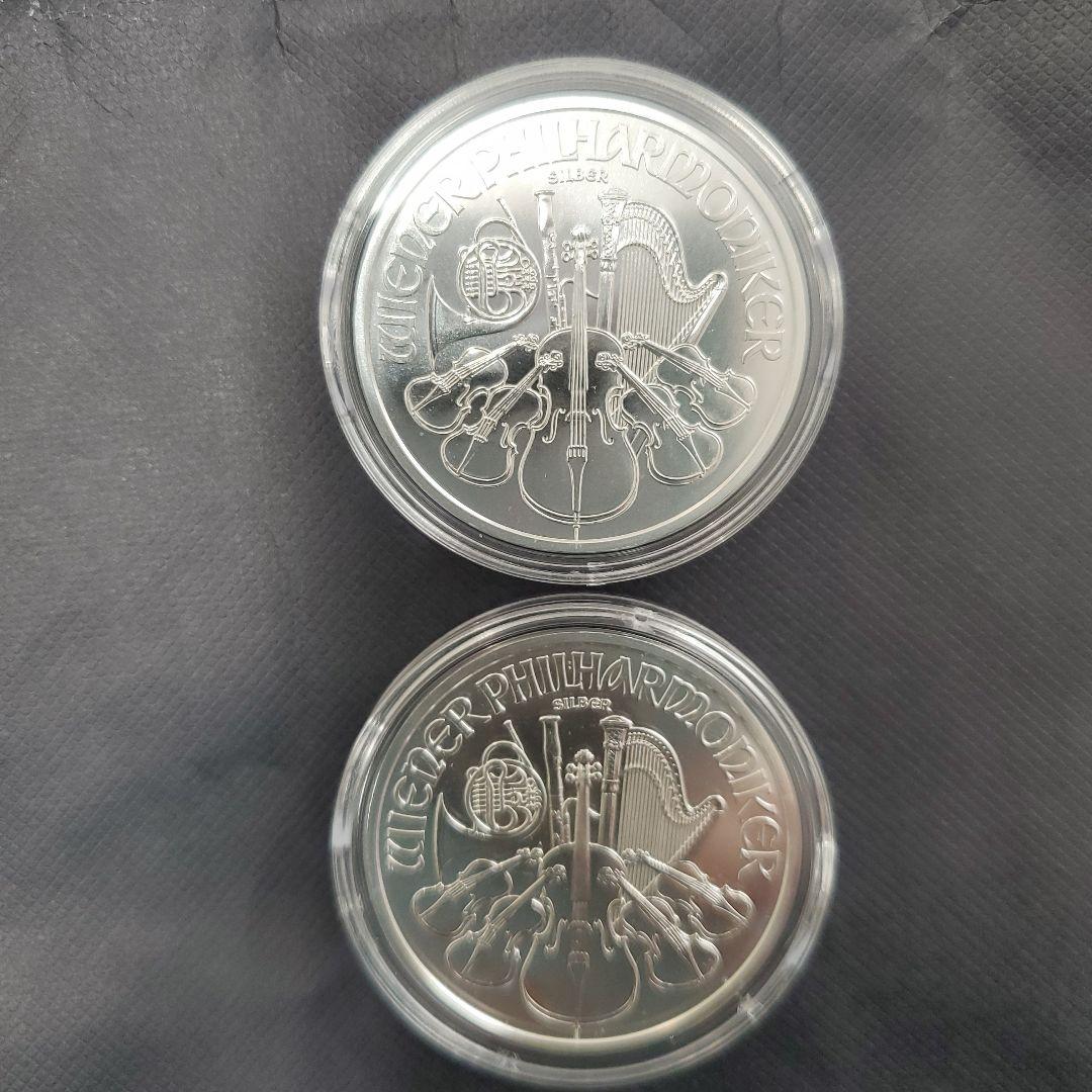 ウィーンフィルハーモニー 2025年 50ユーロ 1オンス純銀コイン(2枚
