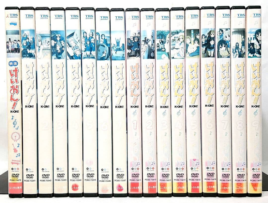 ケース無し//けいおん【1期+2期+劇場版】DVD 全17巻セット Amazon.co.jp: けいおん! 全7巻セット [マーケットプレイス DVDセット