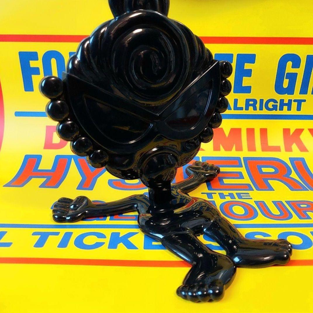 ヒスミニ ハンドミラー 手鏡 スタンドミラー 未使用 ブラック 黒