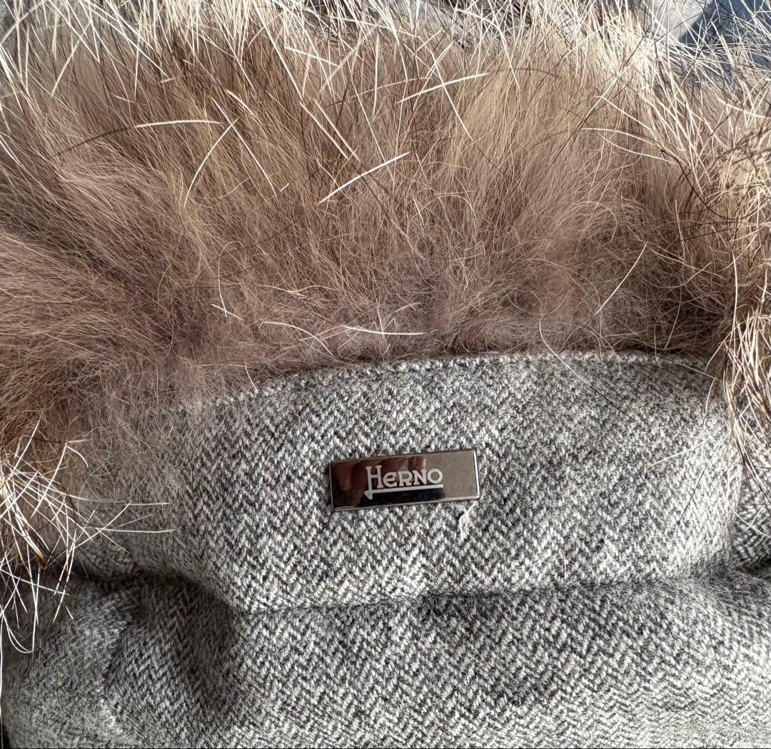 定価37.8万 ヘルノ×ロロピアーナ 最高級カシミヤシルク フーデッド