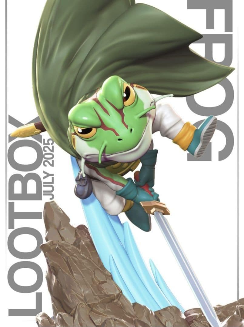 カエル 1/10 フィギュア ガレージキット 未塗装未組立 クロノ・トリガー カエル (クロノトリガー) 1/10 未塗装未組立 フィギュア ガレージ