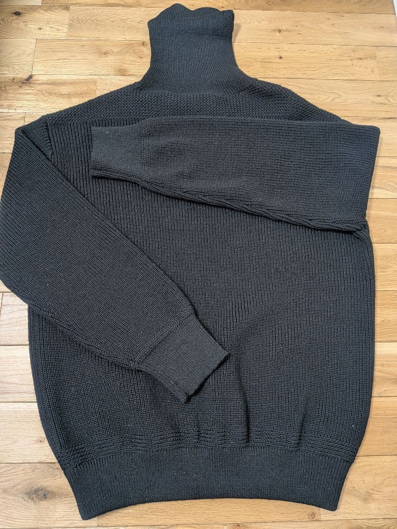 極美品】バズリクソンズ ハンドニット ウールタートルネック セーター