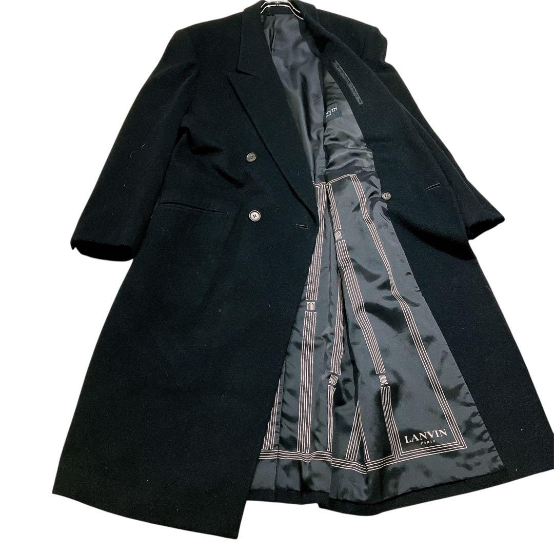 【専用品　ランバン　ウール　ロングダブルチェスターコート　XL相当 ロングダブルコート[品番：LAVW0012270]｜LANVIN en Bleu（ランバン