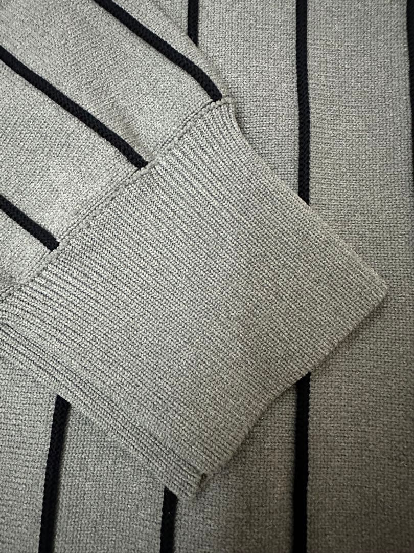 PEARLY GATES ストライプセーター グレー - メルカリ