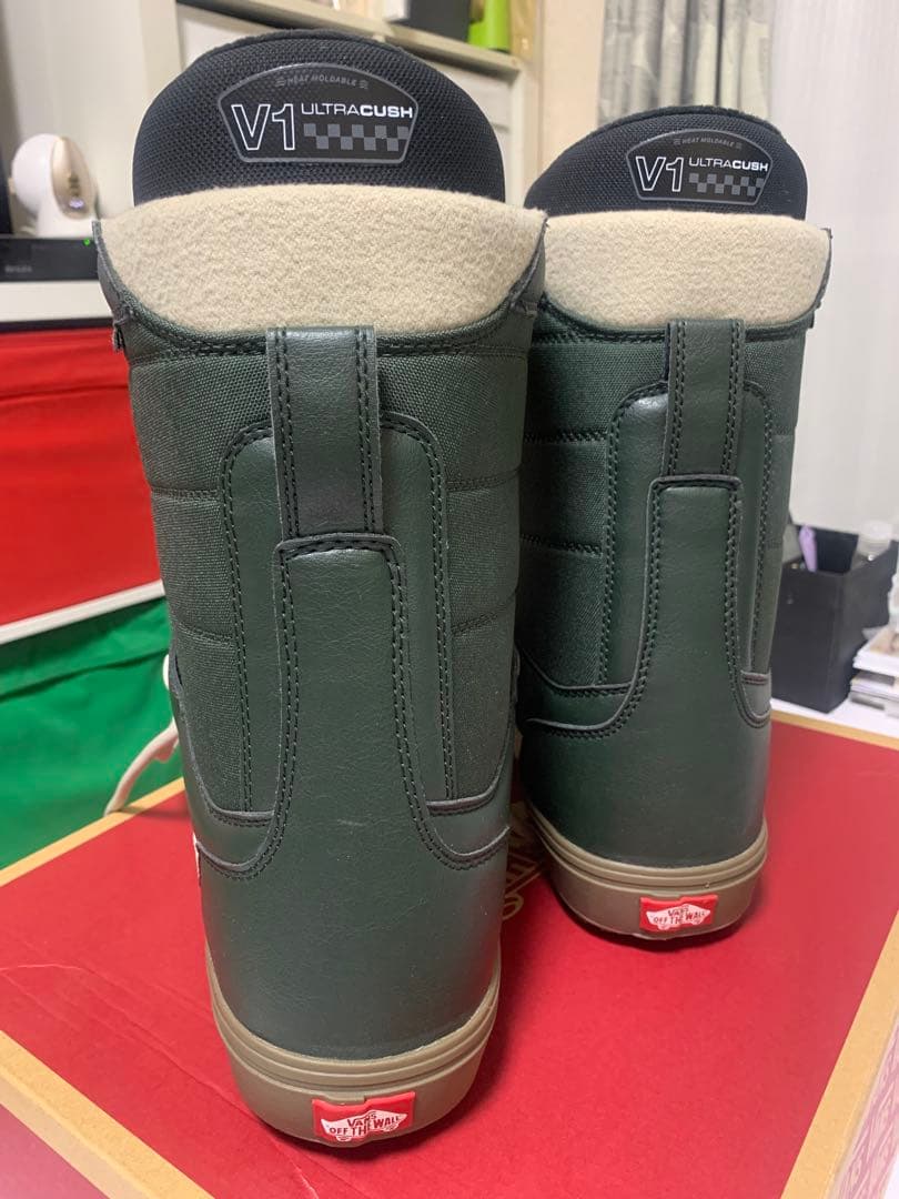 新品未使用】VANS スノーボードブーツ ダークグリーン 26cm 箱付き