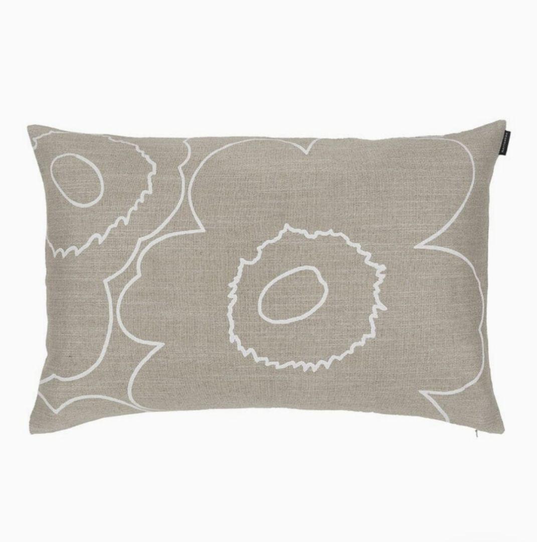 新品未使用 マリメッコ クッションカバー　Piirto Unikko 2024SS】マリメッコ/ Pieni Piirto Unikko クッションカバー