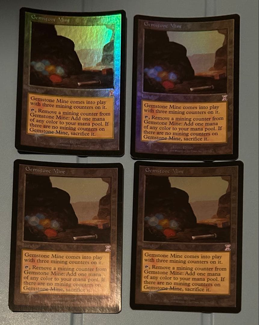 宝石鉱山　英語版foil 4枚セット 宝石鉱山 英語版foil 4枚セット 宝石鉱山 英語版foil 4枚セット