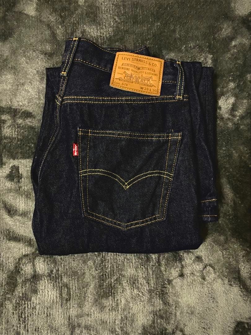 f*f様 【ほぼ未使用】Levi's デニム 578 W28L30 楽天市場】Levi's リーバイス 578 バギー デニム ワイドパンツ