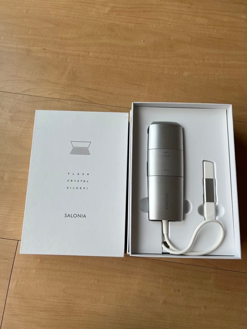 SALONIA 脱毛器 フラッシュ クリスタル シルクエピ SALONIA（サロニア） フラッシュ クリスタル シルクエピ 脱毛 脱毛器