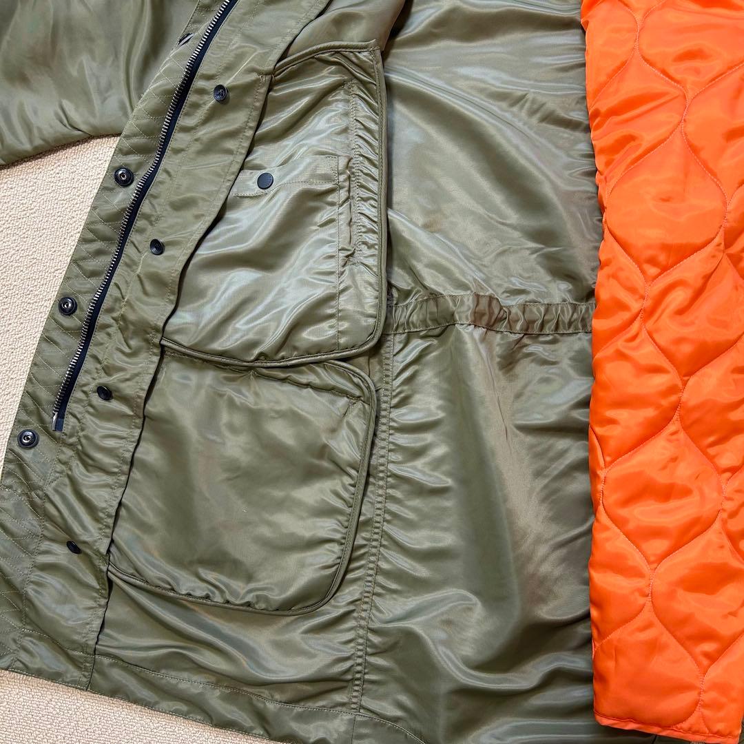 美品rag&boneミリタリーグリーン2wayコートS