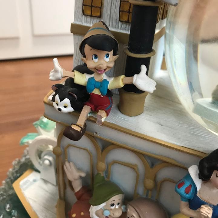 Disney ディズニー ミッキー 75周年記念 スノードーム オルゴール 船
