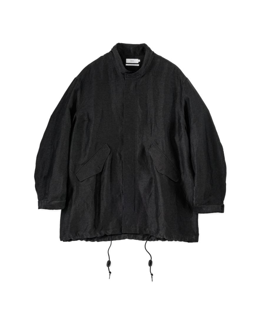 新品未使用】Graphpaper Back Satin 黒 モッズコート - メルカリ