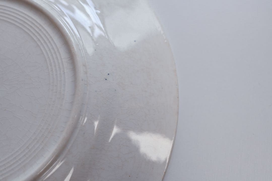 リュネヴィル 平皿 20.5cm ロレーヌ十字 アザミ