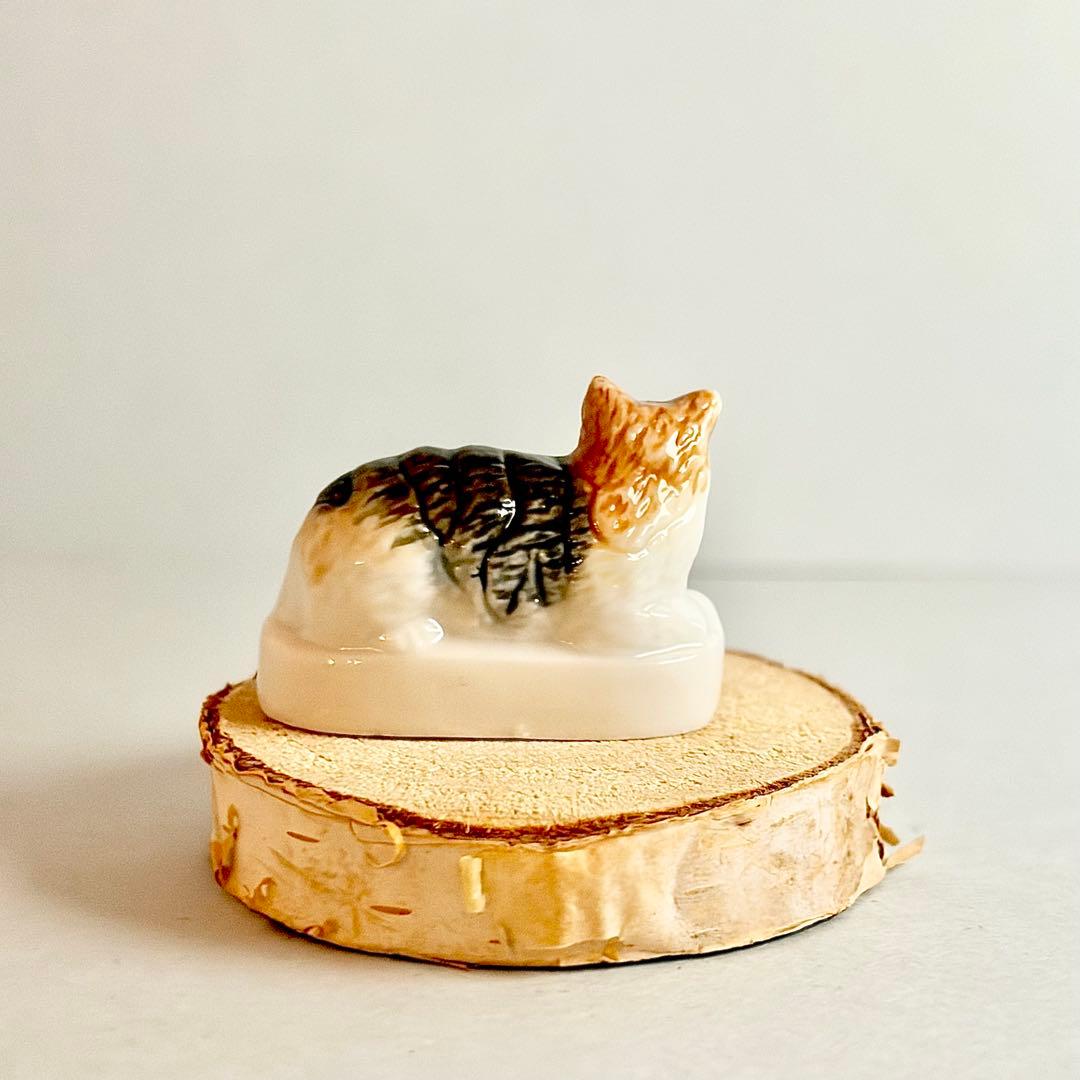 猫のフェーブ フェーヴ 陶器 置物 ミニチュア フランス製 - メルカリ