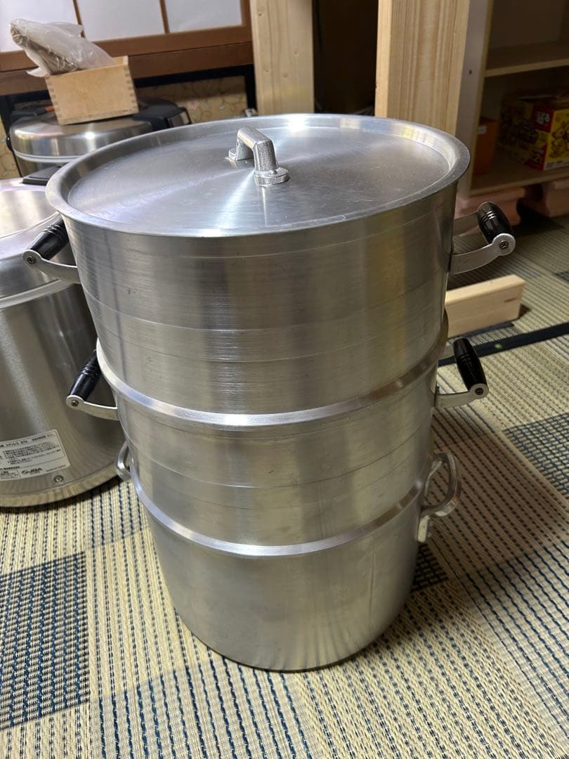 蒸し器　　業務用 楽天市場】SA21-0業務用角蒸器 2段 39cm【 角蒸し器 小籠包蒸し器