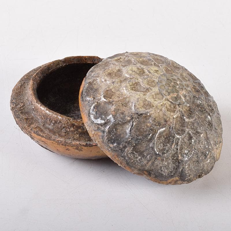 茶道具 大樋焼 菊形 香合 時代箱 N 7468 - メルカリ