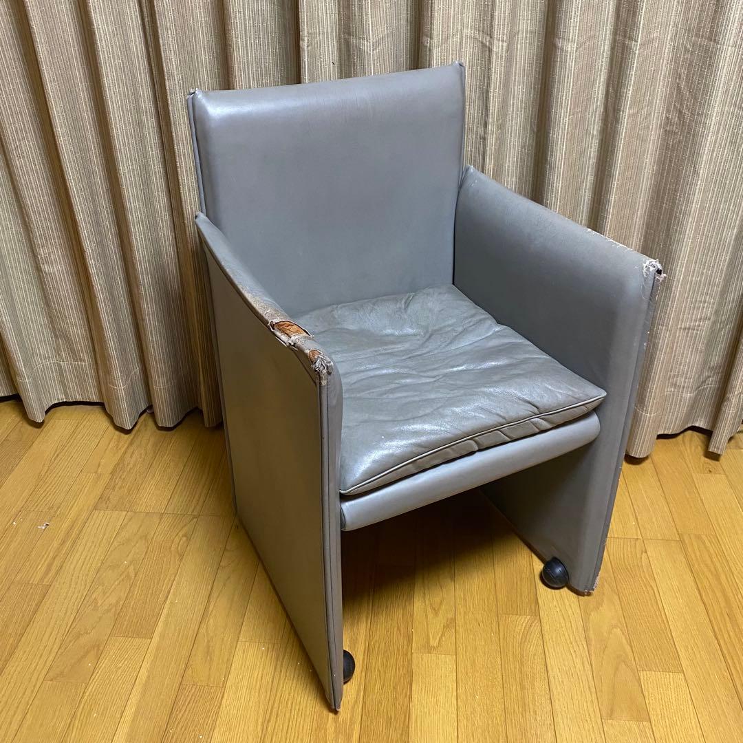 カッシーナ401 BREAK 本革 1人掛けソファ　キャスター付き カッシーナ401 BREAK 本革 1人掛けソファ キャスター付き - メルカリ