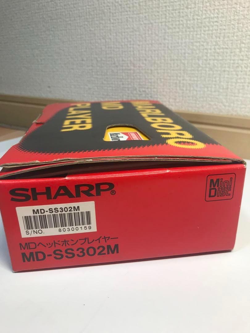 希少】MDプレイヤー SHARP×Marlboroコラボ MD-SS302M