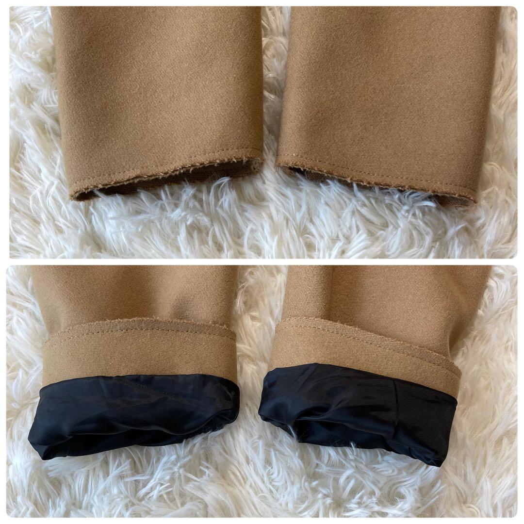 極美品 DIESEL ディーゼル フード付き チェスターコート キャメル L