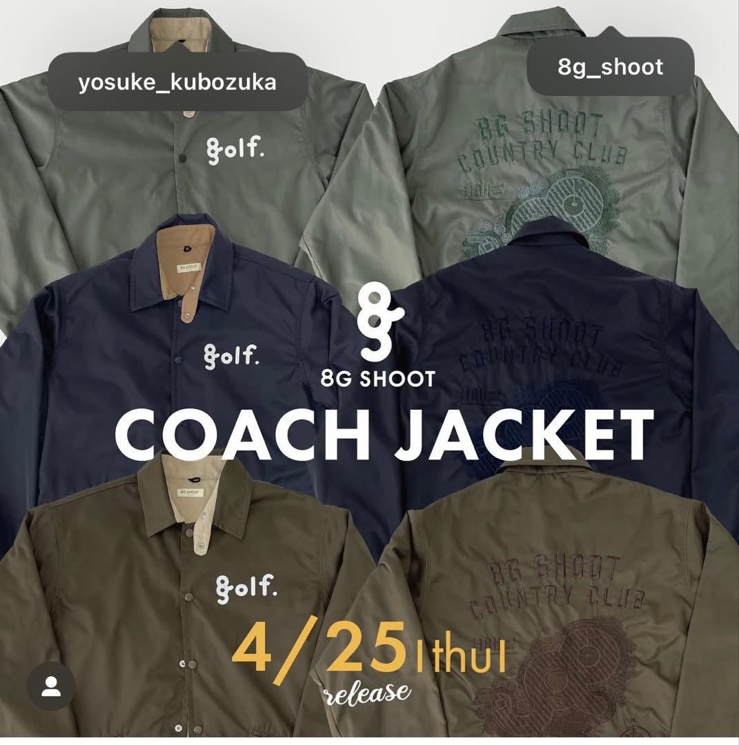 8G SHOOT COACH JACKET NAVY - メルカリ