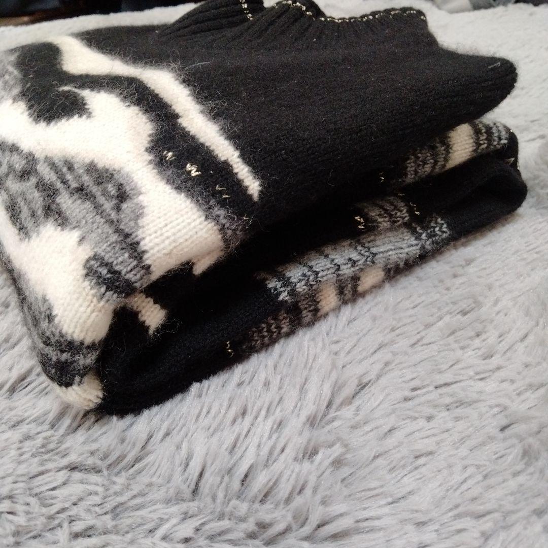 ADABAT♡カシミヤ100♡ニット/セーター♡L ゴルフ スポーツ オ