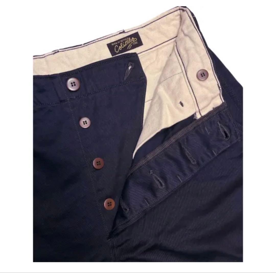 コリンボ チノパン キャンペーントラウザーズ ネイビー サイズ30