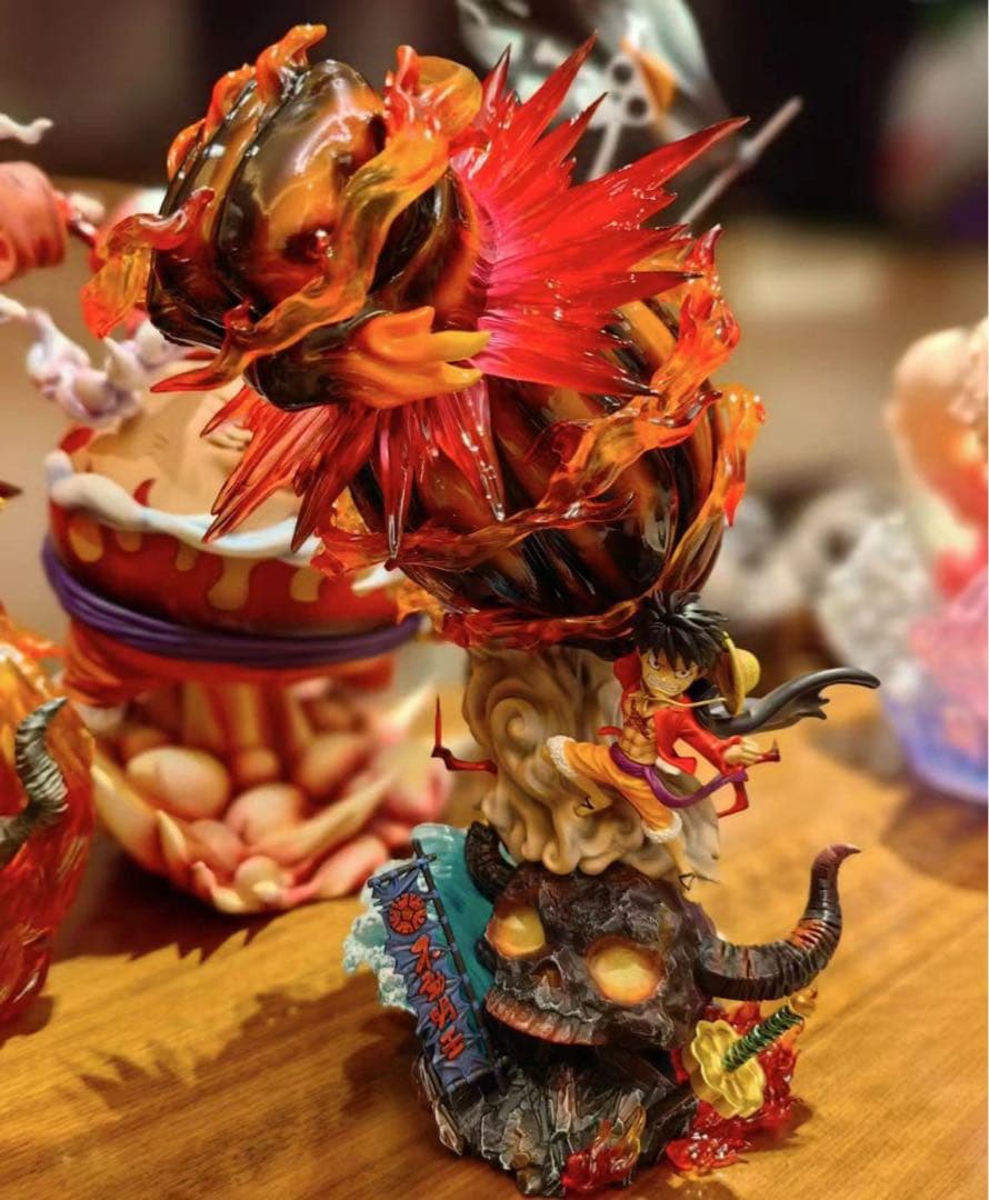 ワンピース ルフィ ガレージキット ガレキ スタチュー⑥② ワンピース モンキーD・ルフィ ガレージキット スタチュー フィギュア