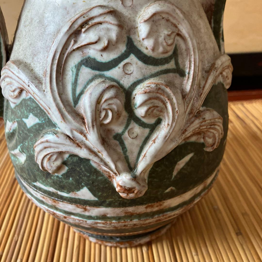 花瓶 イタリア インテリア雑貨 置物 花 フラワーアレンジメント 昭和