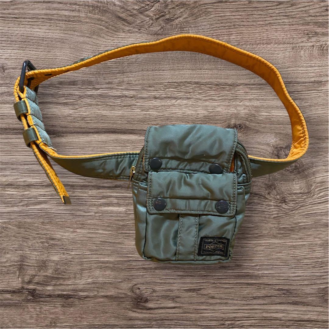 PORTER ボディバッグ オリーブグリーン ファッション メンズ